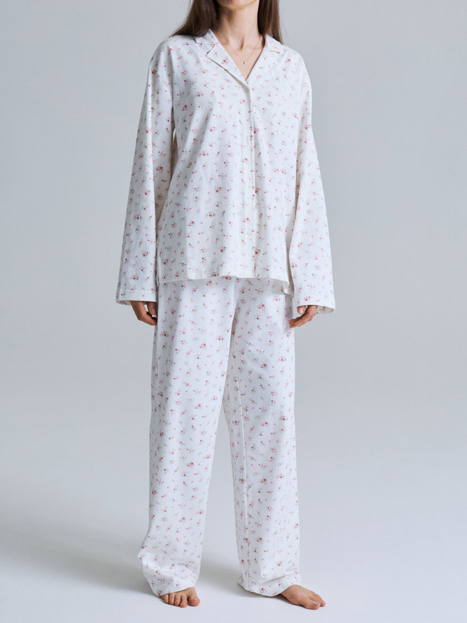 Pyjamas blommig vuxen