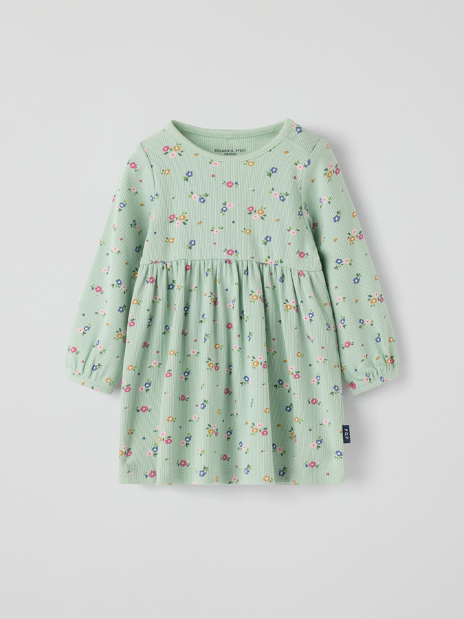 Blommig klänning baby