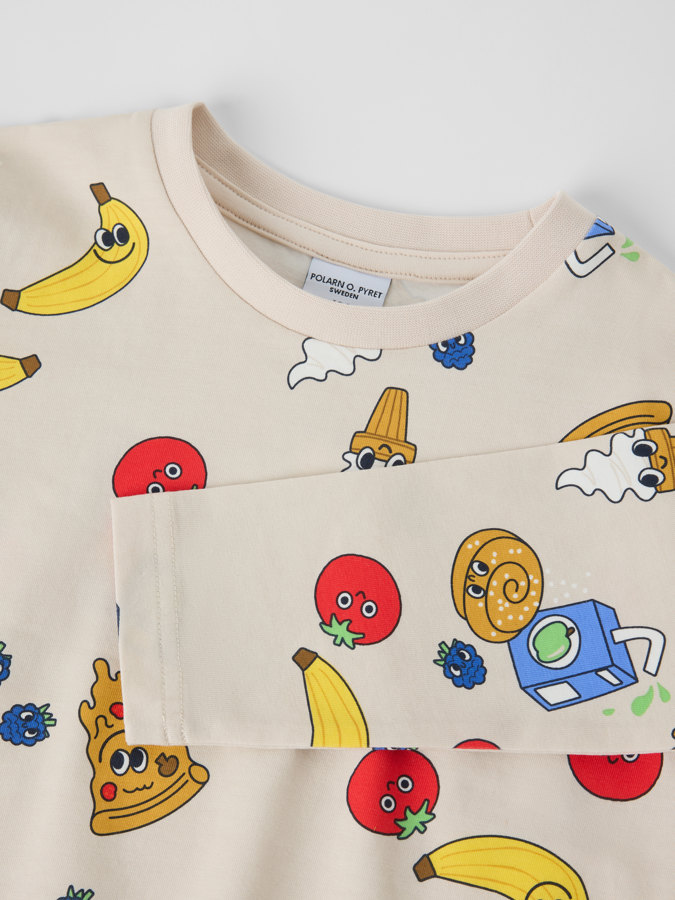 Långärmad t-shirt heltryckt Långärmad t-shirt heltryckt