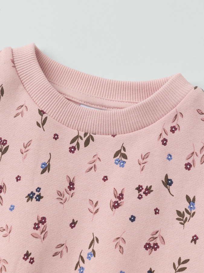 Sweatshirt blommig