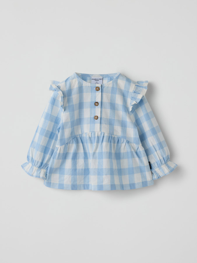 Blus rutig