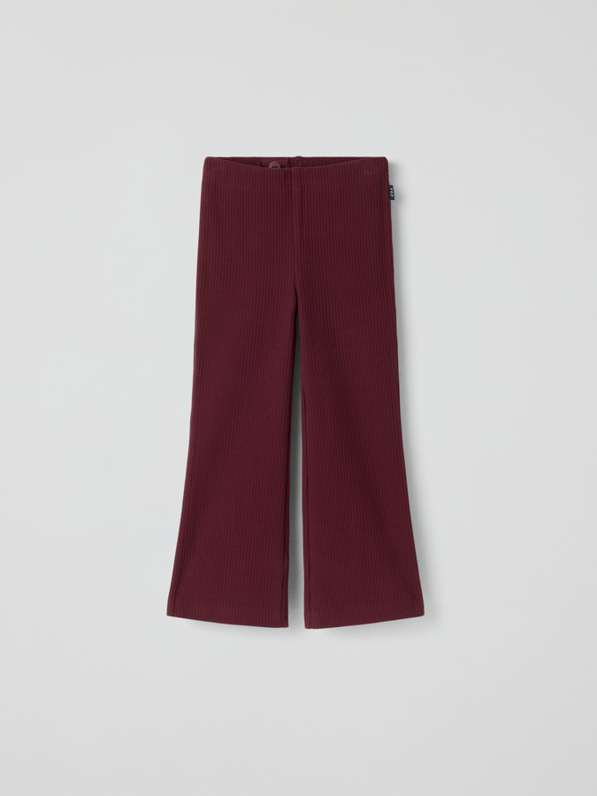 Ribbade leggings utsvängda ben