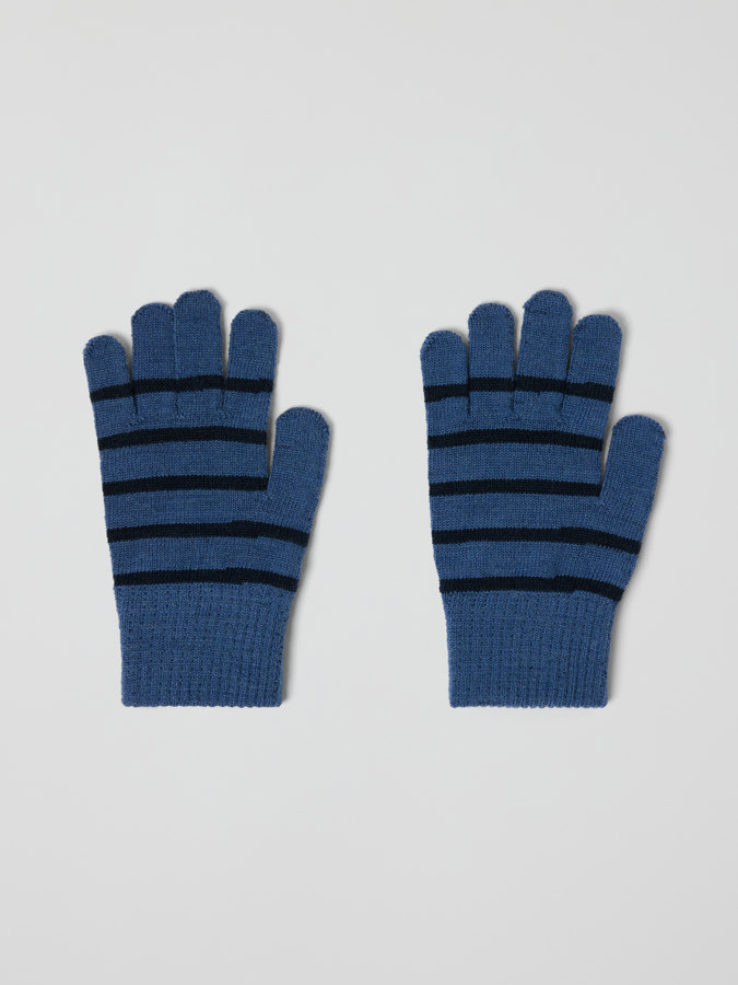 Stickade fingervantar ullmix