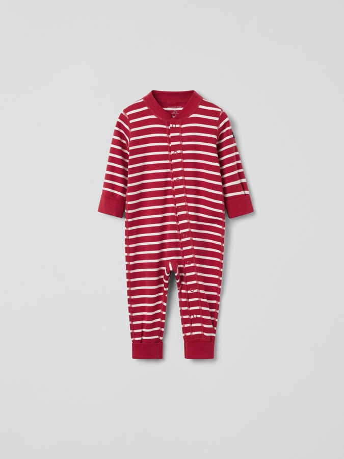 Pyjamasoverall randig