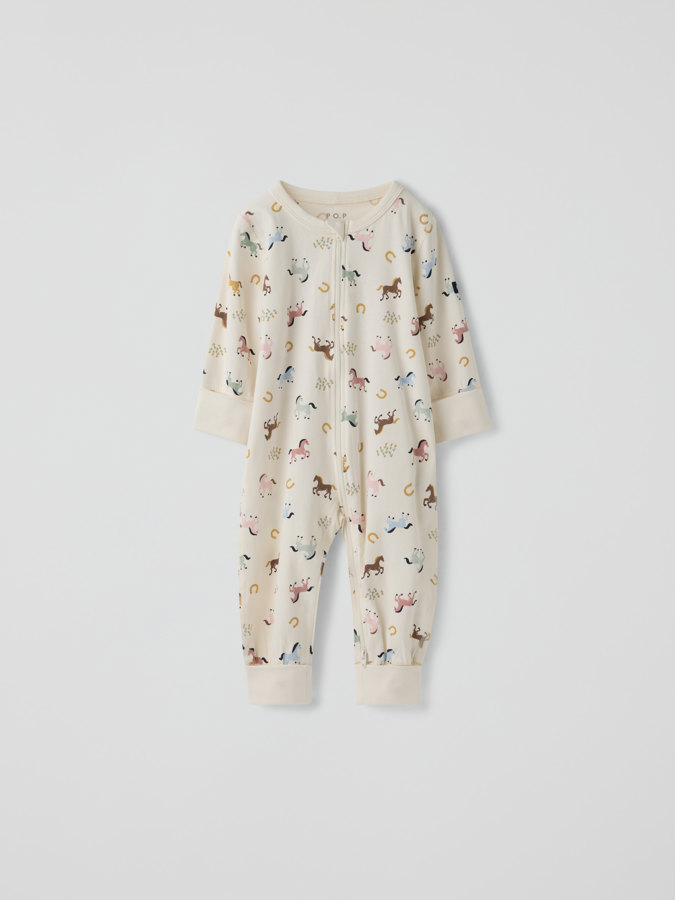 Pyjamasoverall hästar