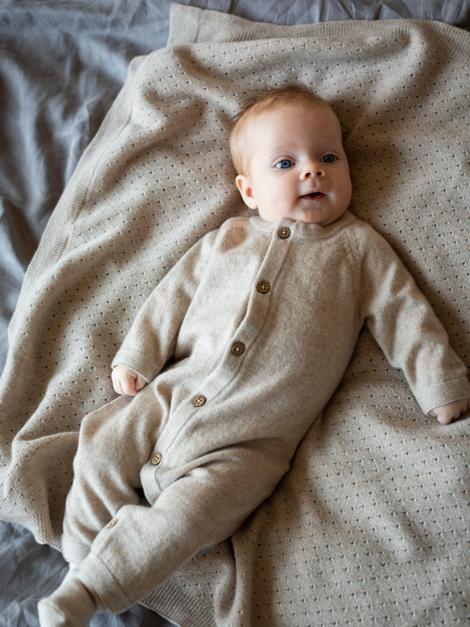 Stickad filt Kashmir