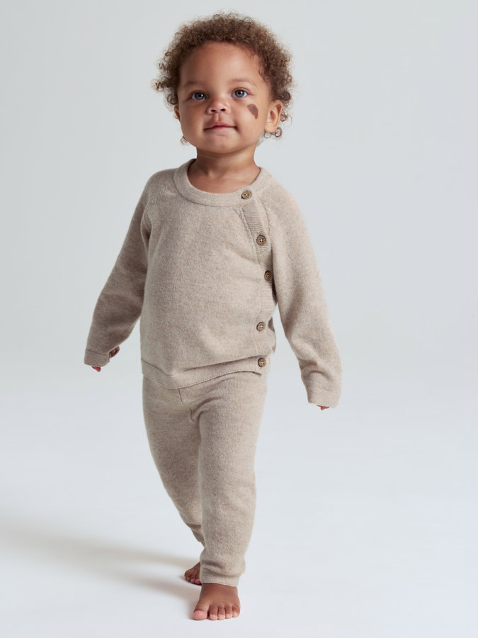 Stickad byxa Kashmir