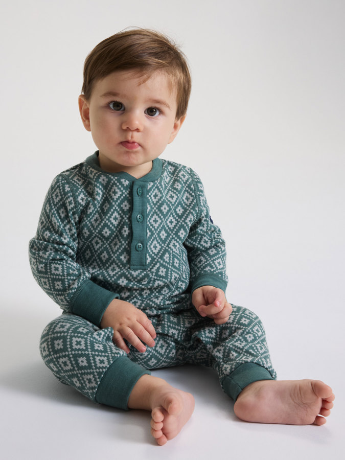 Overall merinoull jaquard