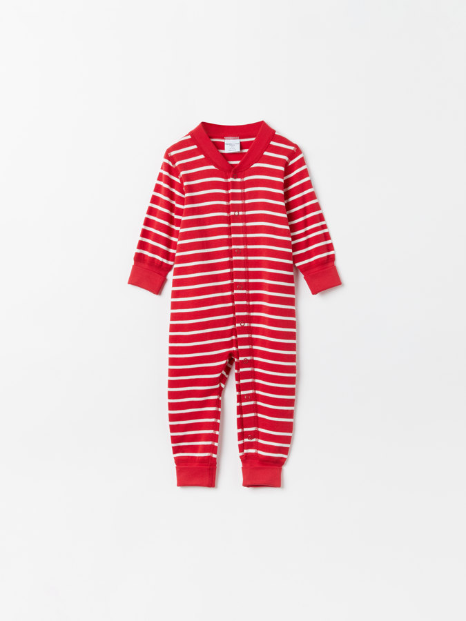 Trikåoverall randig Trikåoverall randig